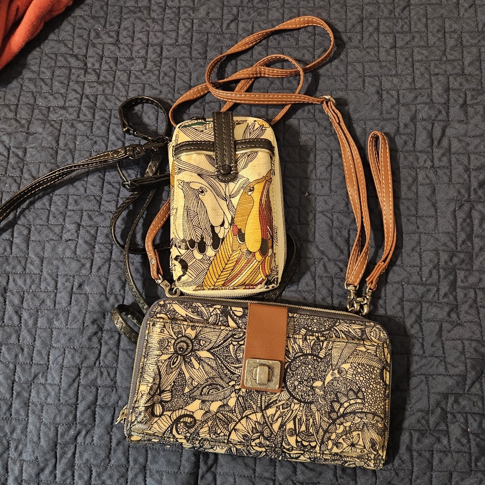 2 Sakroots Crossbody Wallets